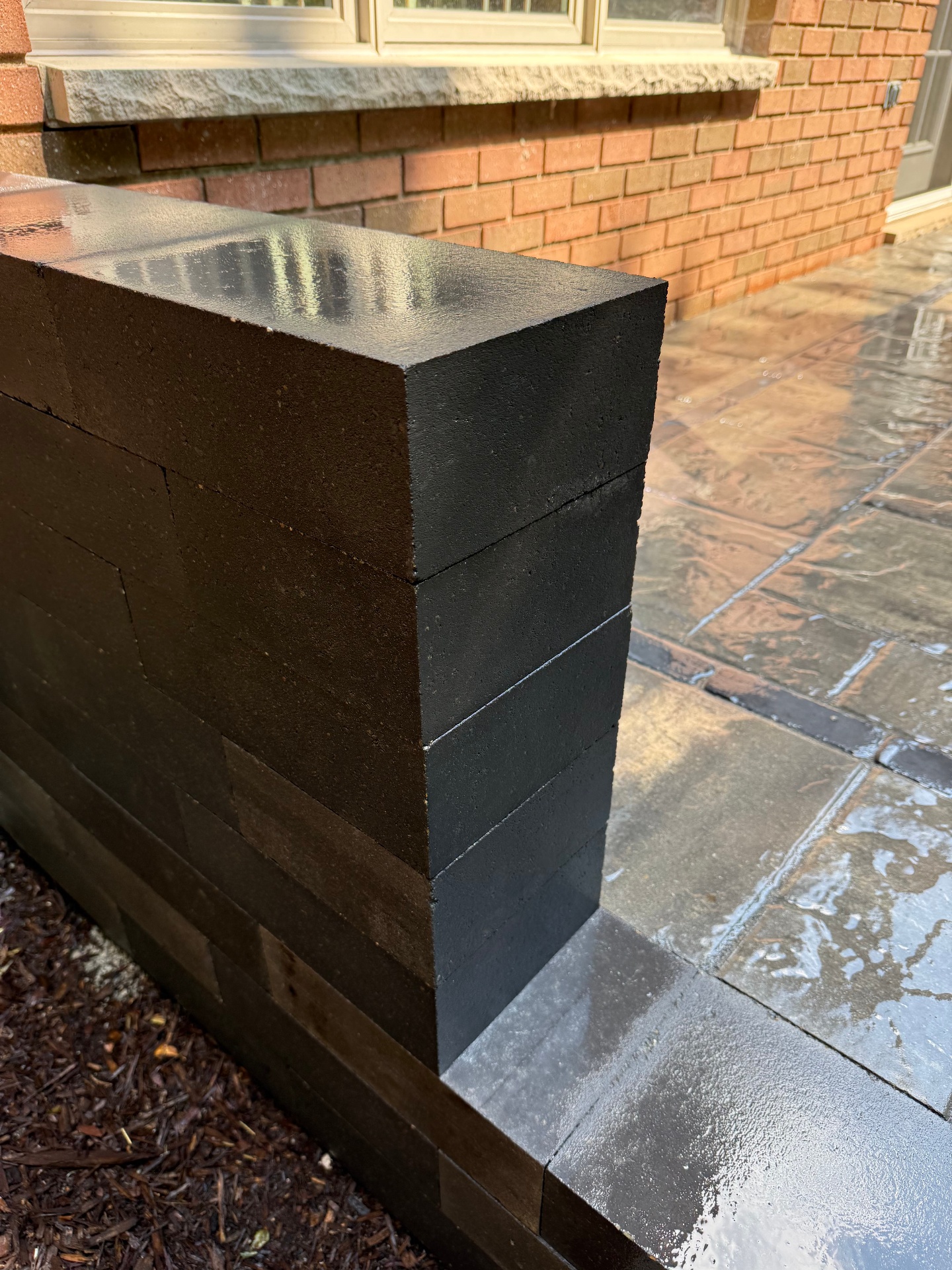 Charcoal Wall Finish Detail